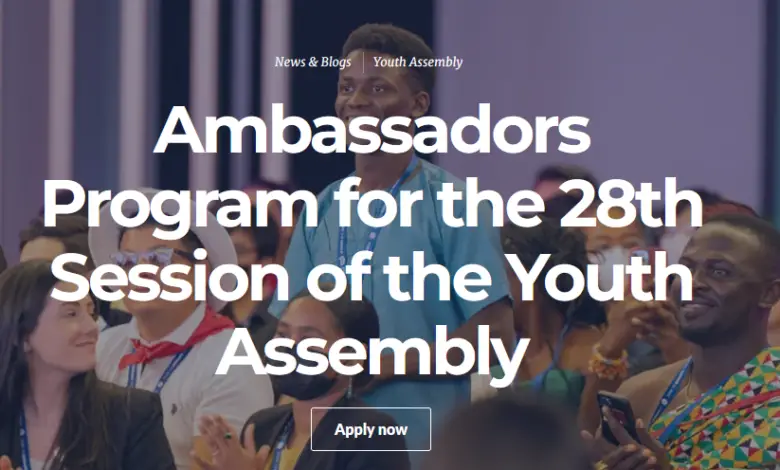 The Ambassadors Program is geared toward students and young professionals from around the world who have previously attended The Youth Assembly
