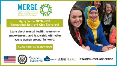PICTURE OF MENA-USA Empowering Resilient Girls Exchange (MERGE) 2022: APPLY NOW