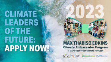 Max Thabiso Edkins Climate Ambassador Program