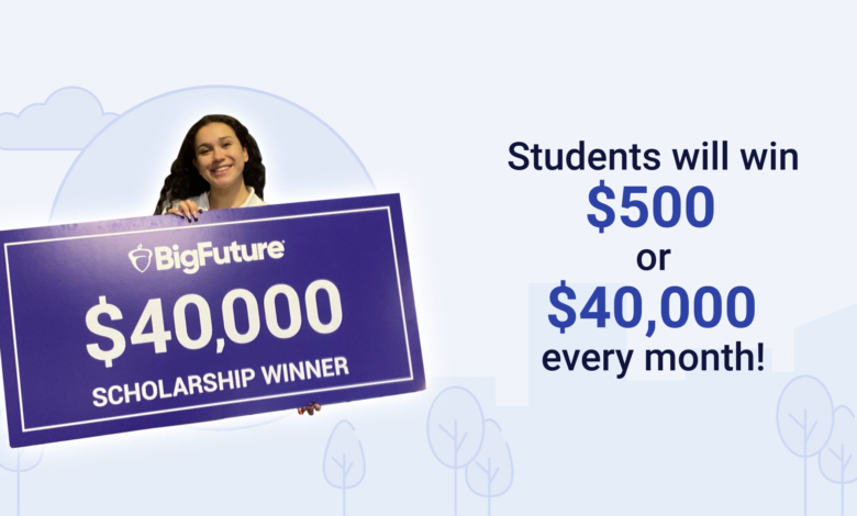 Big Future Scholarships for High School students