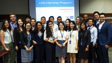 Asian Development Bank (ADB Internship Program): APPLY NOW!