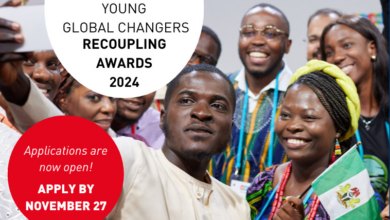 Applications are open for the Young Global Changers Recoupling Awards (Finalists Fully-funded to attend the 2024 Global Solutions Summit in Berlin)!
