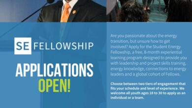 Applications for the Student Energy Fellowship program 2024 Cohort are now open!