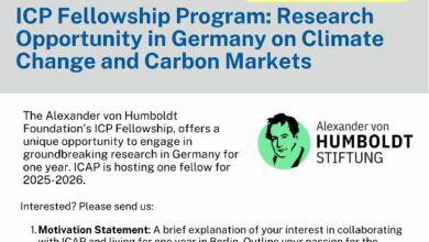 ICP Fellowship Program-Research Opportunity in Germany on Climate Change and Carbon Markets
