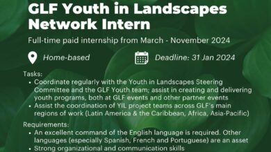 GLF Youth in Landscapes Network Internship