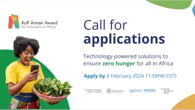 Kofi Annan Award for Innovation in Africa for technology-powered solutions to ensure Zero Hunger for all
