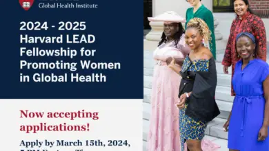 Applications are now open for the 2024/25 Harvard LEAD Fellowship for Promoting Women in Global Health!