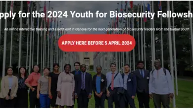2024 United Nations Youth for Biosecurity Fellowship