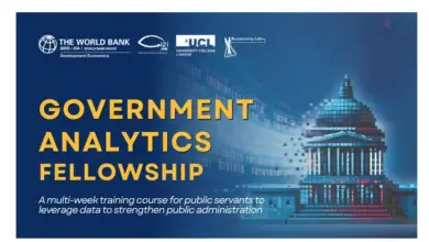 Fully-funded World Bank Government Analytics Fellowship Program