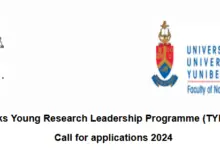 Apply for the University of Pretoria Tuks Young Research Leadership Programme (TYRLP) 2024 for Early Career Researchers!