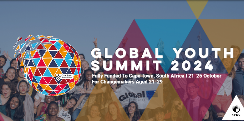 Applications are now open for the fully-funded Global Youth Summit 2024 in Cape Town, South Africa!