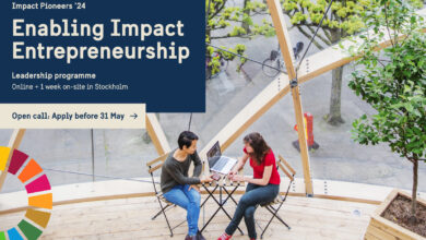 Swedish Institute Enabling Impact entrepreneurship leadership programme Fully-funded to Sweden!